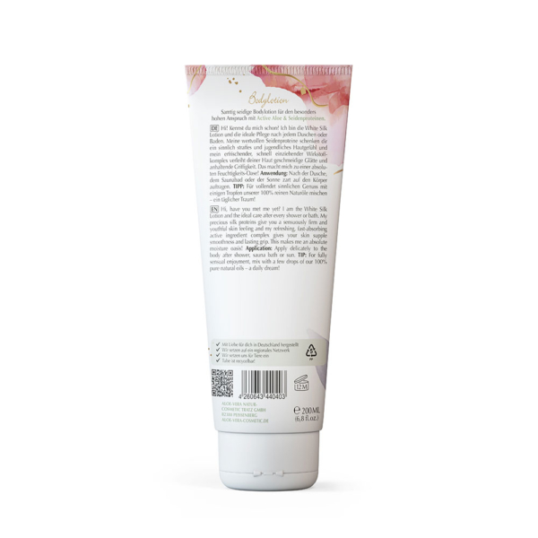 White Silk Lotion / 200ml | Silk & Touch | Samt & Seide – Bild 5