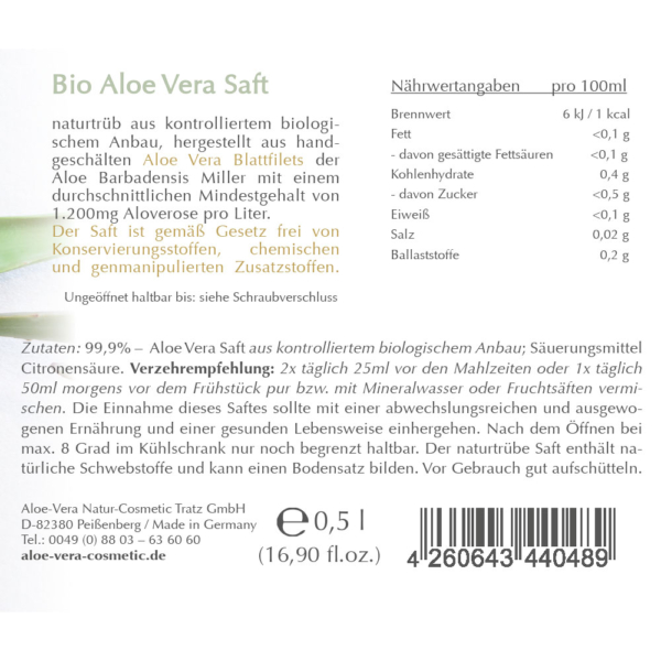 Aloe Vera Saft