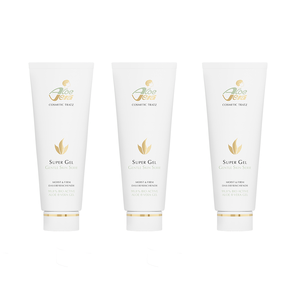 Aloe Super Gel Trio idealer Frischevorrat für den SommerDas Erfrischende